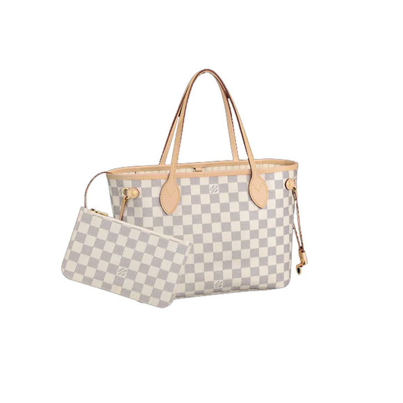 Louis Vuitton Neverfull PM Damier Azur Tote - Picture 2 of 2